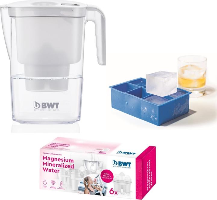 Immagine prodotto BWT Set di filtri per acqua e stampi per cubetti di ghiaccio (1.40 l)