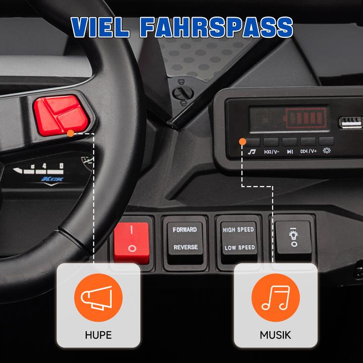 Produktbild Aiyaplay Elektro Kinderauto Kunststoff, Metall Blau (24 V)