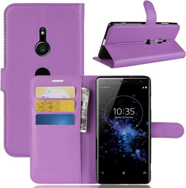 Actual product image MU Classic Litchi Leather Bookcover Series (Sony Xperia 10)