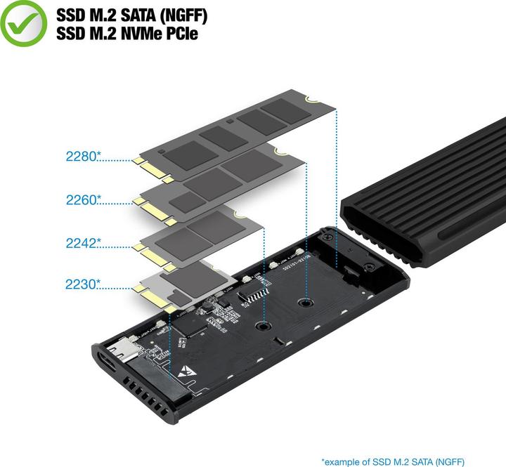 Actual product image Tooq Technology Shinobi (M.2 2280)