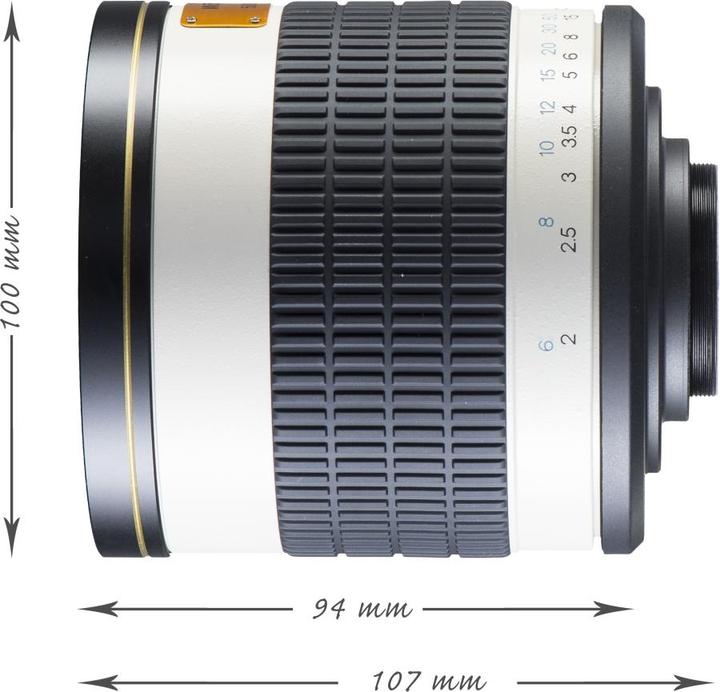Immagine prodotto Walimex 500mm f/6.3 T2 (T2, Full-frame)