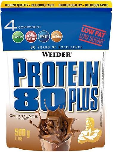 Immagine prodotto Weider Proteina 80 Plus (Cioccolato, 1 pz., 500 g)