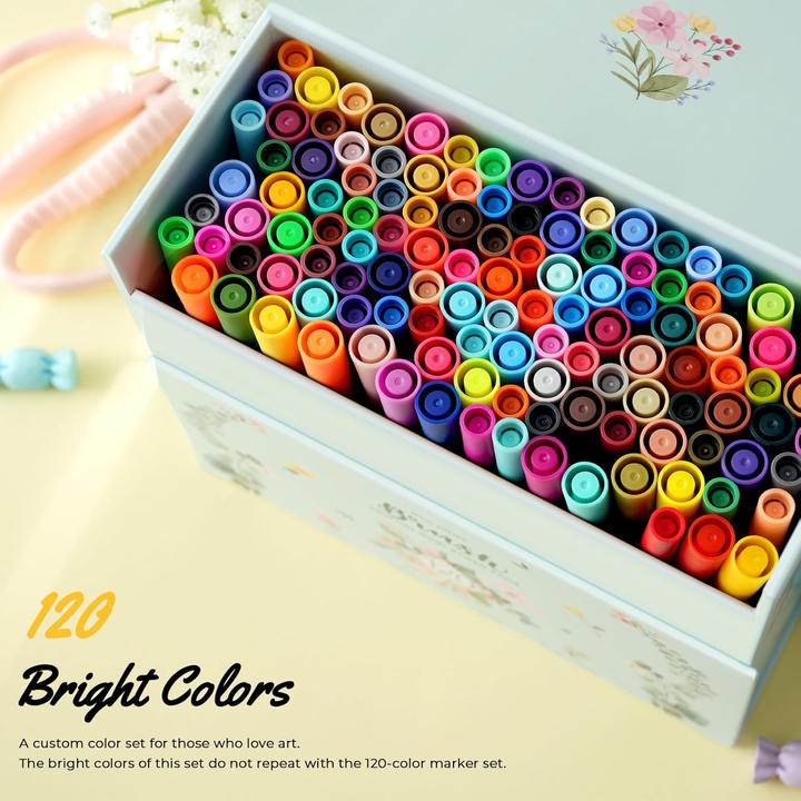Actual product image Ohuhu Maui Pinselstifte (120 Stk.) WHI (Multicoloured, 120 x)