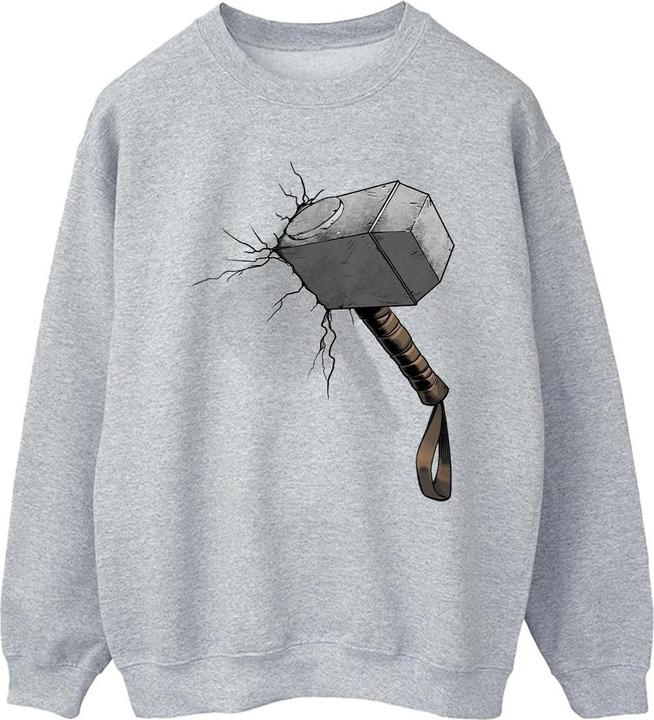 Marvel Thor Hammer Crack Sweatshirt (M)
