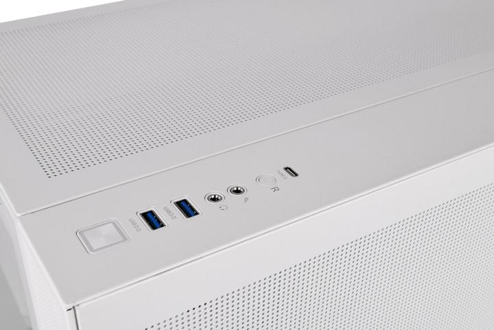 Actual product image Thermaltake View 380 TG ARGB Snow White (mATX, Mini-ITX, ATX)