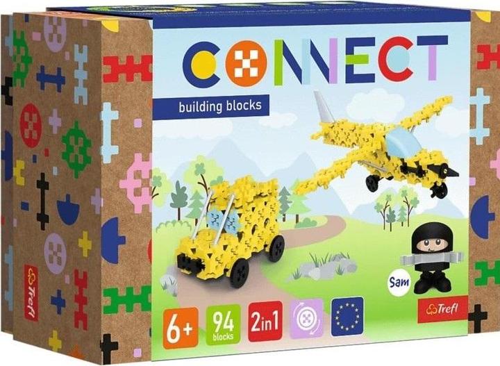 Actual product image Trefl CONNECT S - Flugzeug / Auto 62 Teile + Anleitung (94 pieces)