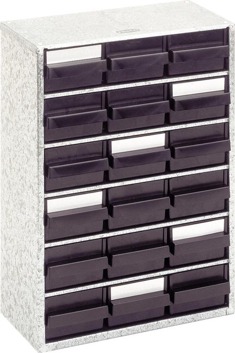 Productafbeelding Raaco Magazijn voor kleine onderdelen B.306xD.150xH.417mm b.18 laden.918-02 (30.60 cm, 41.70 cm)