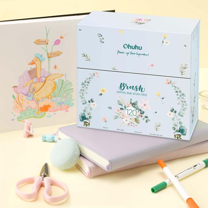 Actual product image Ohuhu Maui Pinselstifte (120 Stk.) WHI (Multicoloured, 120 x)