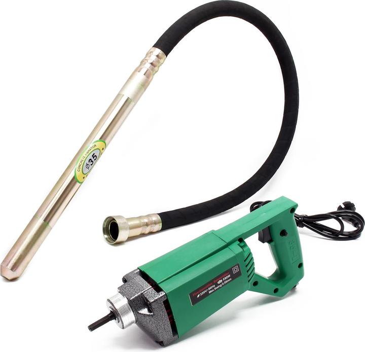 Produktbild Wiltec Elektro Betonrüttler 580W Rüttelflasche 1,5m Betonverdichter Innenrüttler