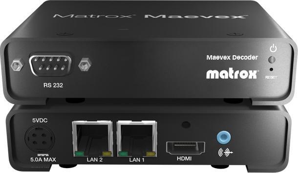 Image du produit Matrox Maevex 5150 Encodeur Vidéo sur IP Encodeur/Décodeur bundle HDMI/DVI-in jusqu'à 1920x1200/1080p60
