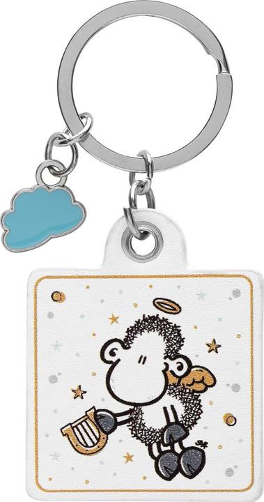 Immagine prodotto Sheepworld Portachiavi 8,5 x 4 cm, angelo custode in similpelle