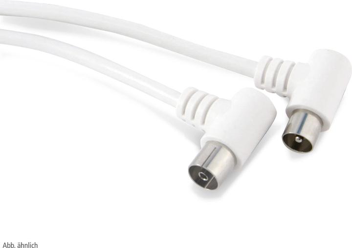 Actual product image Shiverpeaks S/CONN maximum connectivity antenna cable, 100% shielded, coax plug angle to coax socket Win (80 dB, Antenna cable)