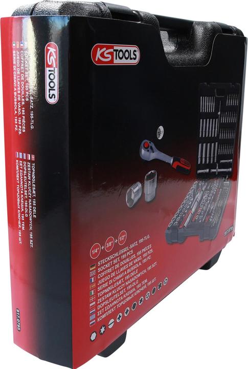 Produktbild KS Tools Steckschlüssel-Satz (32 mm, 19 mm, 6 mm, 12 mm, 24 mm, 14 mm, 22 mm, 16 mm, 23 mm, 10  mm, 21 mm, 18 mm, 27 mm, 7 mm, 31 mm, 17 mm, 11 mm, 5 mm, 15 mm, 26 mm, 30 mm, 8 mm, 28 mm, 9 mm, 29 mm, 13 mm, 20 mm, 25 mm, 4 mm)