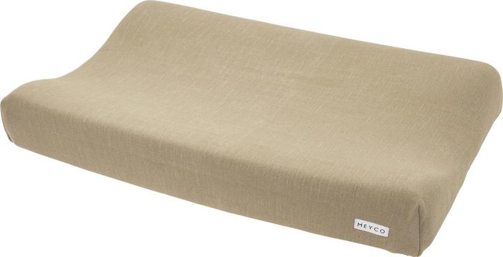 Actual product image Meyco Changing mat cover Knit Basic - taupe - 50x70cm (50 x 70 cm)