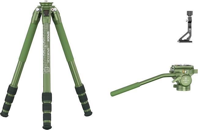 Produktbild Sirui Sportich Stativ SP004+G5X Grün (Metall)