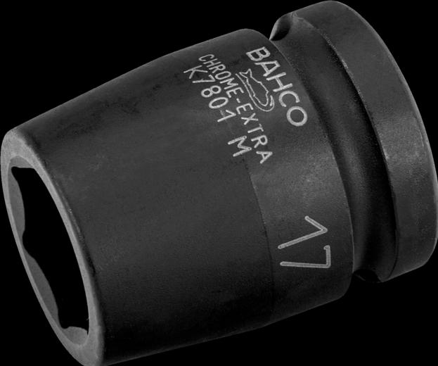 Produktbild Bahco 1/2" Kraft-Steckschlüssel-Einsatz, Sechskant, 30 mm, phosphatiert (42 mm)