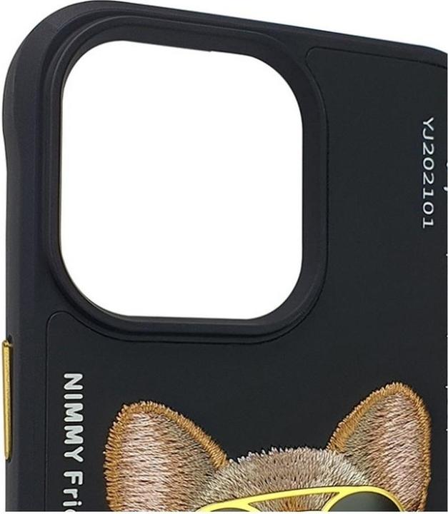 Produktbild PanzerGlass Nimmy case iPhone 15 Pro 6.1" black Glasses Cool Dog (Apple iPhone 15 Pro)