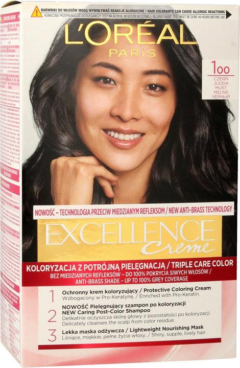 Image du produit L'Oréal Paris L'Oréal Excellence Crème Teinture pour cheveux 1ack (1 noir)