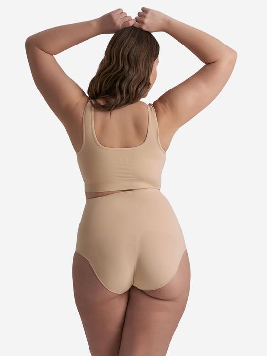 Actual product image Bye Bra Shapingslip Soft Touch Seamless High Waist Brief (L, Single pack)