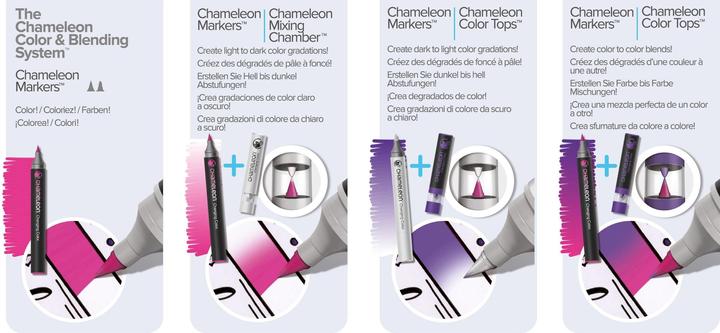 Produktbild Chameleon Aquarellfarbstifte Brushpen Color & Blending Set (Mehrfarbig, 6 x)