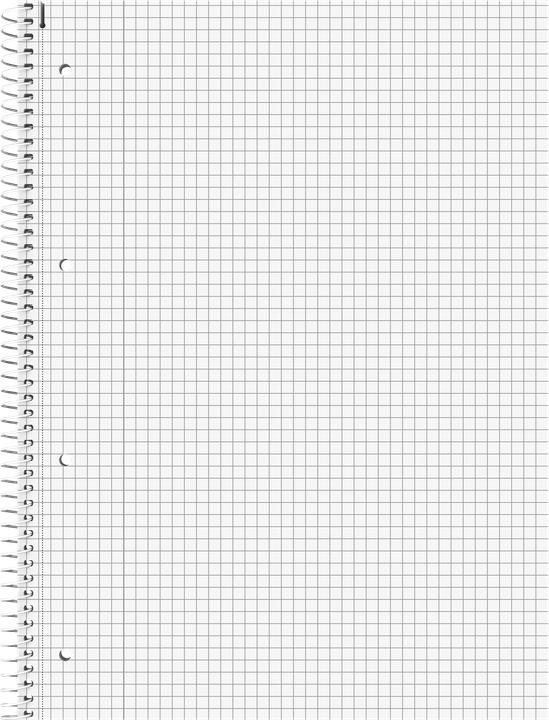 Actual product image Collegeblock A4 A4, checkered, 80 sheets (A4, Checked, Soft cover)