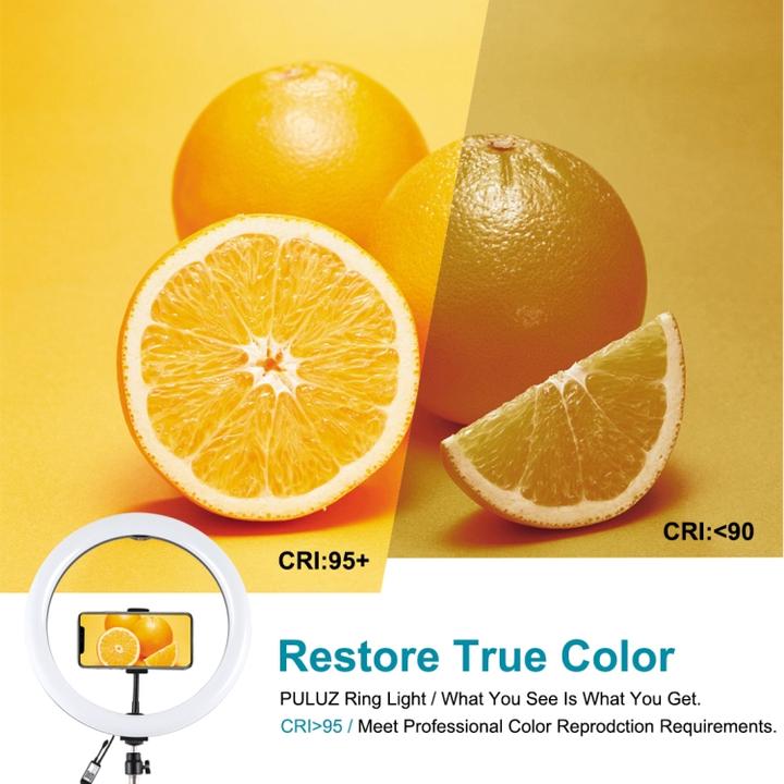 Produktbild Puluz PKT3050EU RGB Selfie Videoleuchte 30cm (Ringleuchte)