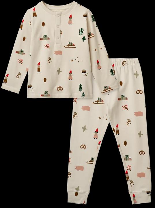 Liewood Bio Pyjama Wilhelm Holiday Sandy