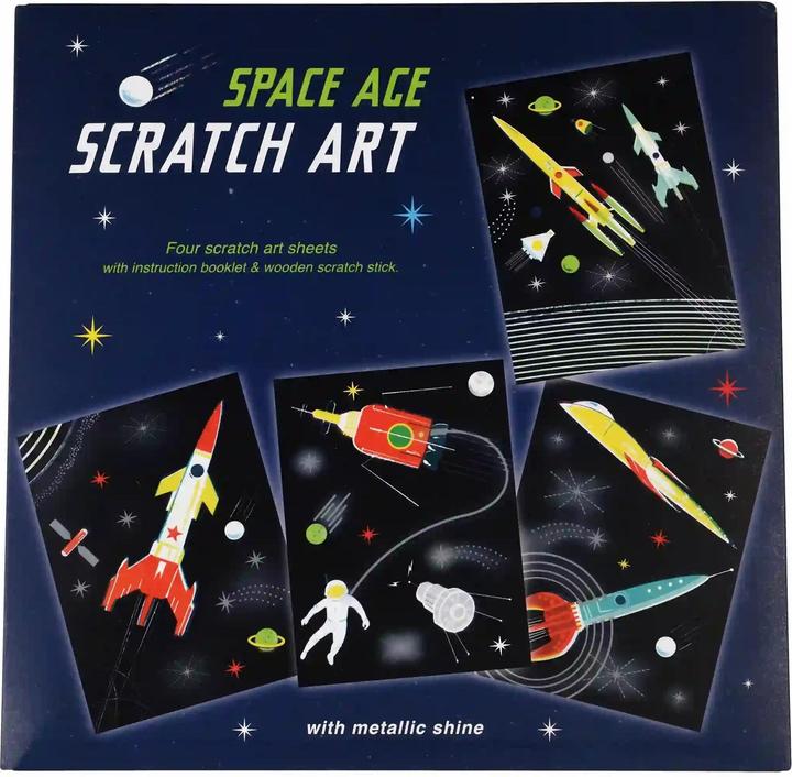 Produktbild Rex London Scratch Art Space Age (Multilingual)