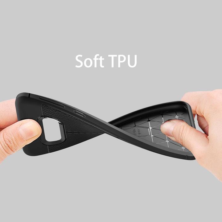 Produktbild Cadorabo TPU Cover Kunstleder Struktur (Samsung Galaxy S10e)