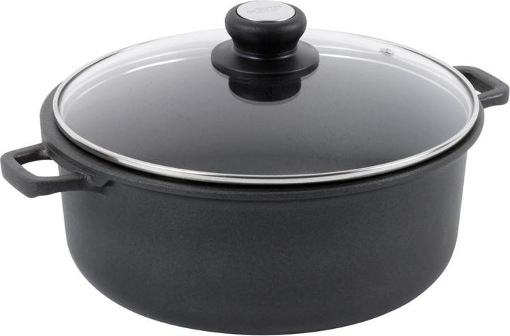 Image du produit de Buyer Choc Extreme Cocotte anti-adhésive avec couvercle en verre, induction (28 cm, Cocotte + faitout, Aluminium)