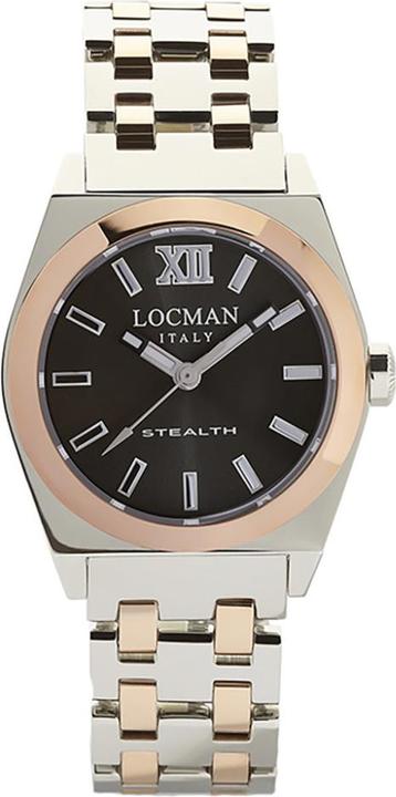 Locman Italy Damenuhr Stealth Edelstahl bicolor Ref. 0204 (Analoguhr, 33 mm)