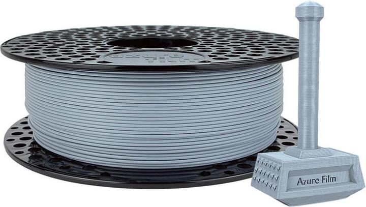 AzureFilm PLA STRONGMANN 1.75mm GREY 1kg 3D FILAMENT (PLA, 1.75 mm, 1000 g, Grey)