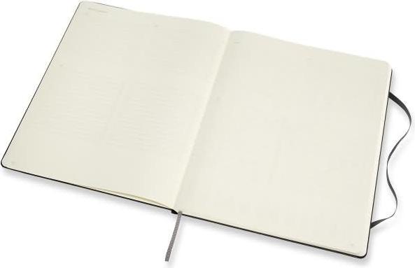 Actual product image Moleskine Professional Notebook XXL, Hard Cover, Black (Special ruling, Hardcover)