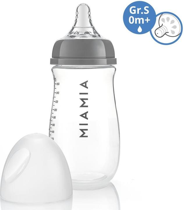 Actual product image MiaMia Baby bottles PP bottle 260 ml with silicone teat (260 ml)