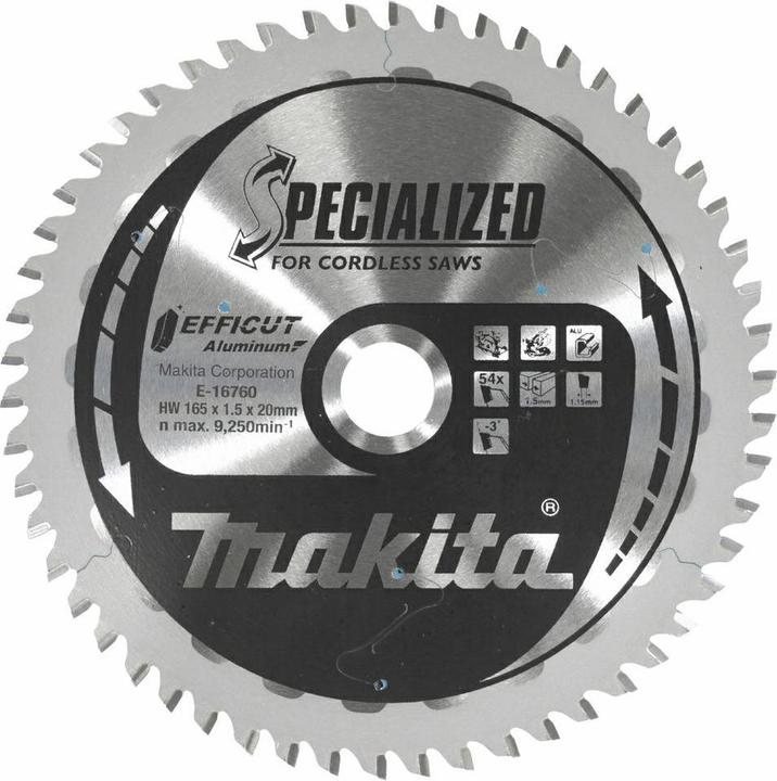 Makita E-16760 EFFICUT Sägeblatt 165x20x54