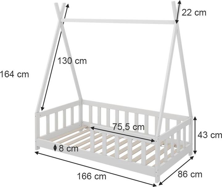 Produktbild Vicco Susanna (80 x 160 cm)