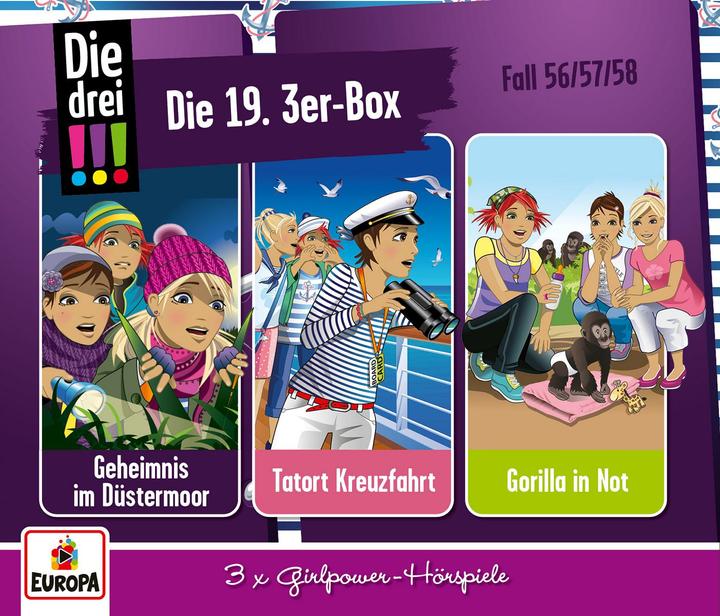 Produktbild Die drei DREI AUSRUFEZEICHEN - 19 Box (F56-58) (Deutsch)