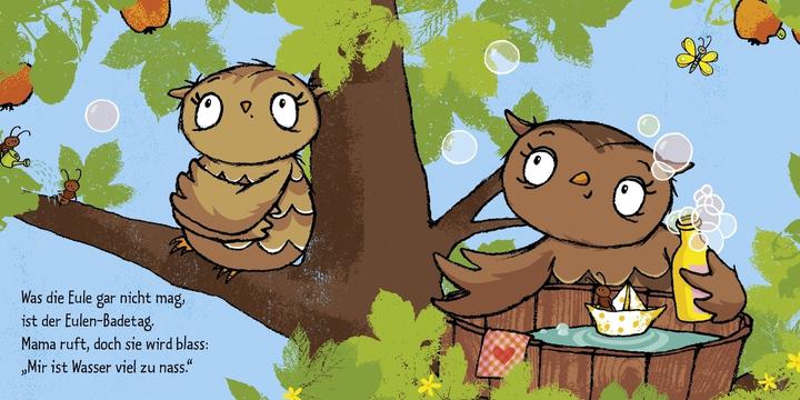 Produktbild Die kleine Eule badet (Deutsch, Susanne Weber, 2020)