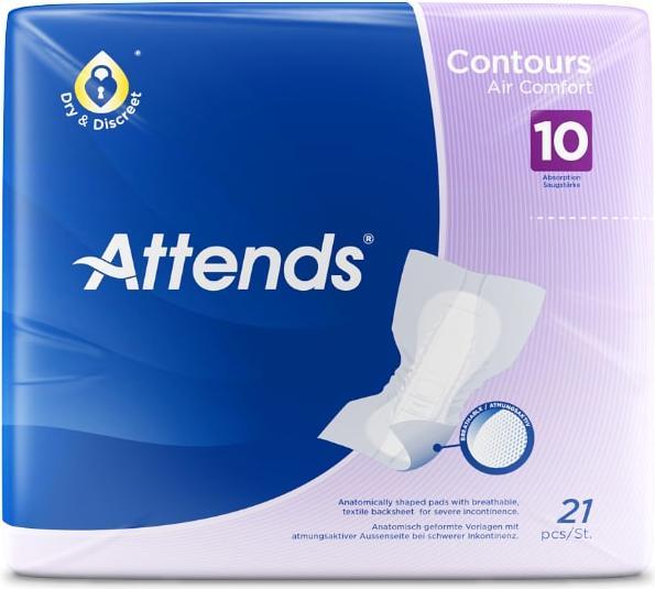 Actual product image Attends 10 Air Comf insert (21 x, Regular)
