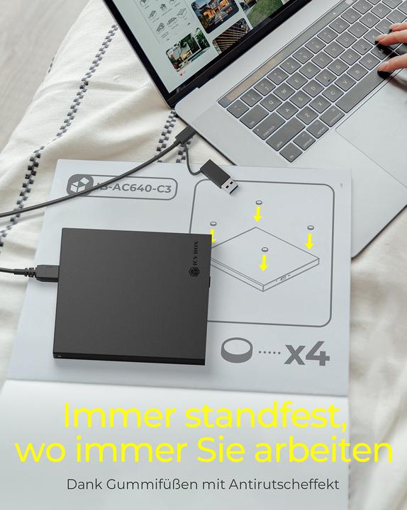 Actual product image Icy Box IB-AC640-C3 (5.25")