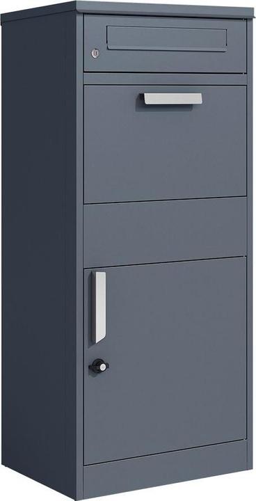 Holmberg Boîte aux lettres pour colis 50x38x112cm anthracite