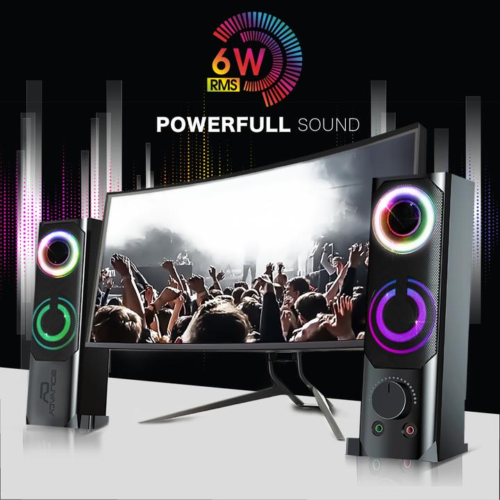 Image du produit Advance Soundphonic 2.0 RGB ADV-SPEAKER-RGB