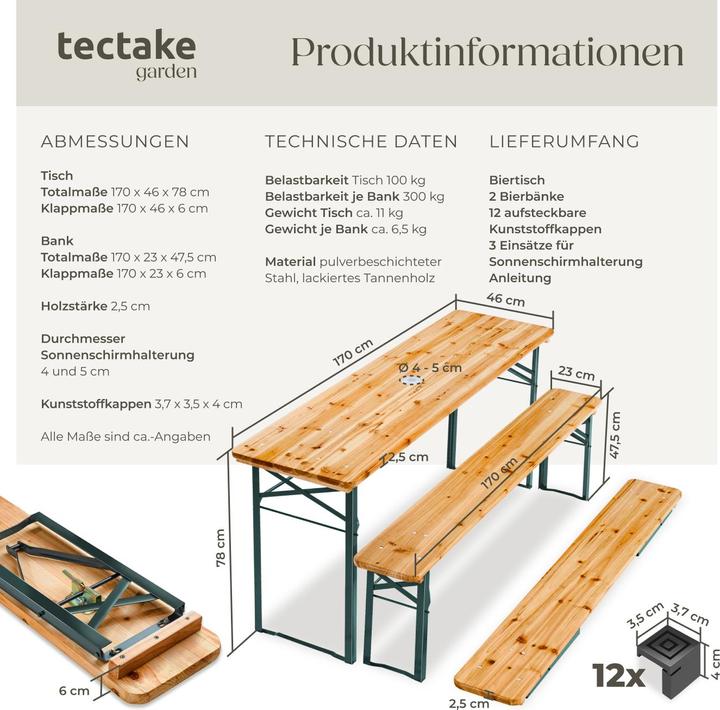 Produktbild tectake Ludwig (46 cm)
