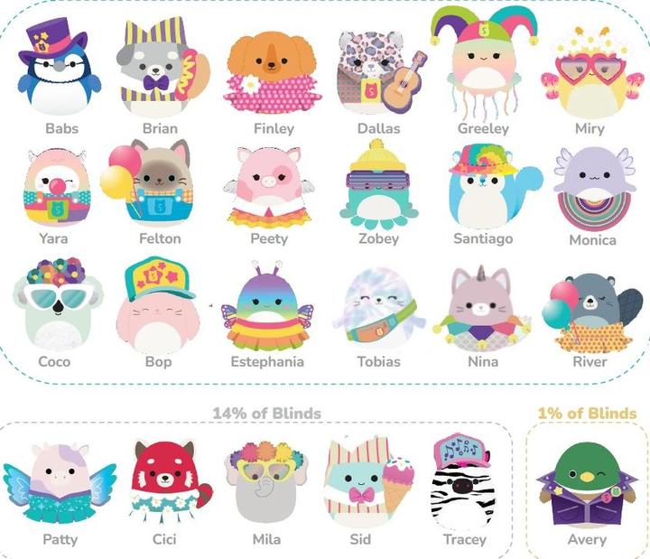 Produktbild Squishmallows Micromallows Bllindpacks (6.50 cm)