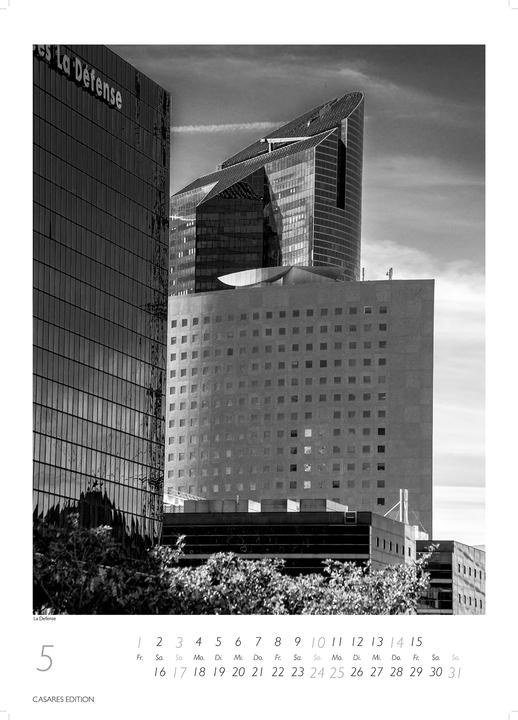 Produktbild Paris schwarz-weiss 2026 S 29x21cm (Kein Einband, Deutsch)