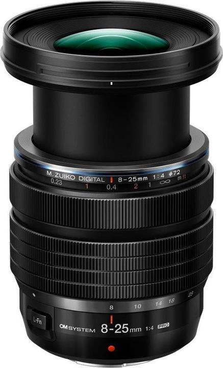 Produktbild Olympus OM System m.Zuiko Digital 8-25mm F4 Pro (Micro Four Thirds, Micro Four Thirds)