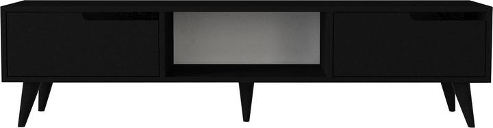 Image du produit En.Casa Fernsehschrank Kullila 160x35x40 cm Schwarz (160 x 35 x 40 cm)