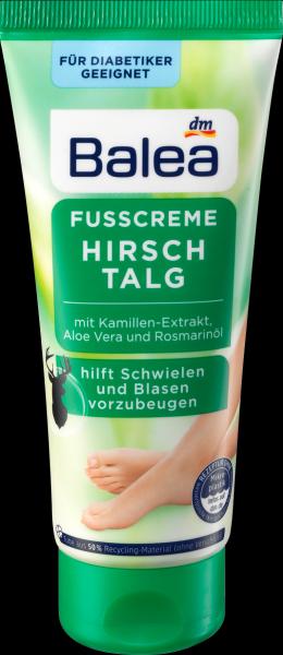 dm Balea Fuss-Creme Hirschtalg (Fusscrème & Fussgel, 100 ml)