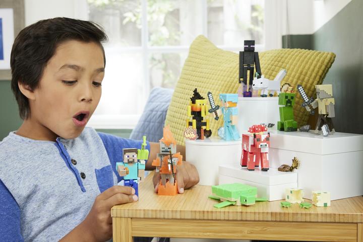 Actual product image Mattel Minecraft Creeper