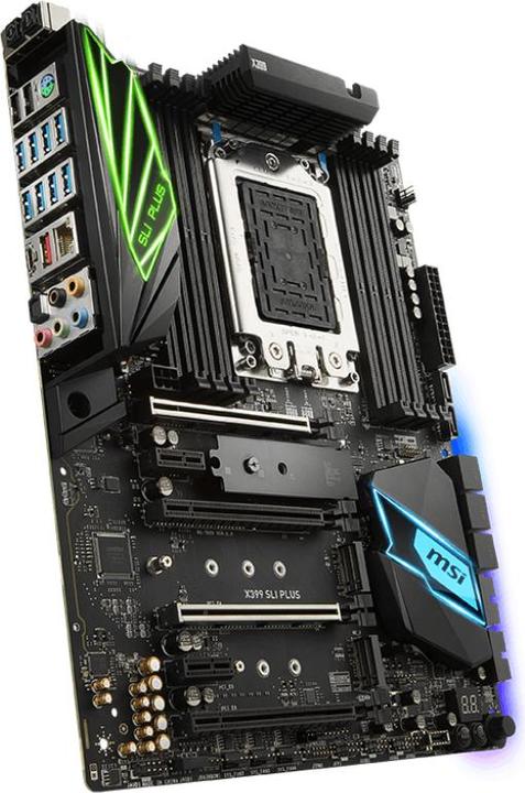 Produktbild MSI X399 SLI Plus (TR4, AMD X399, ATX)